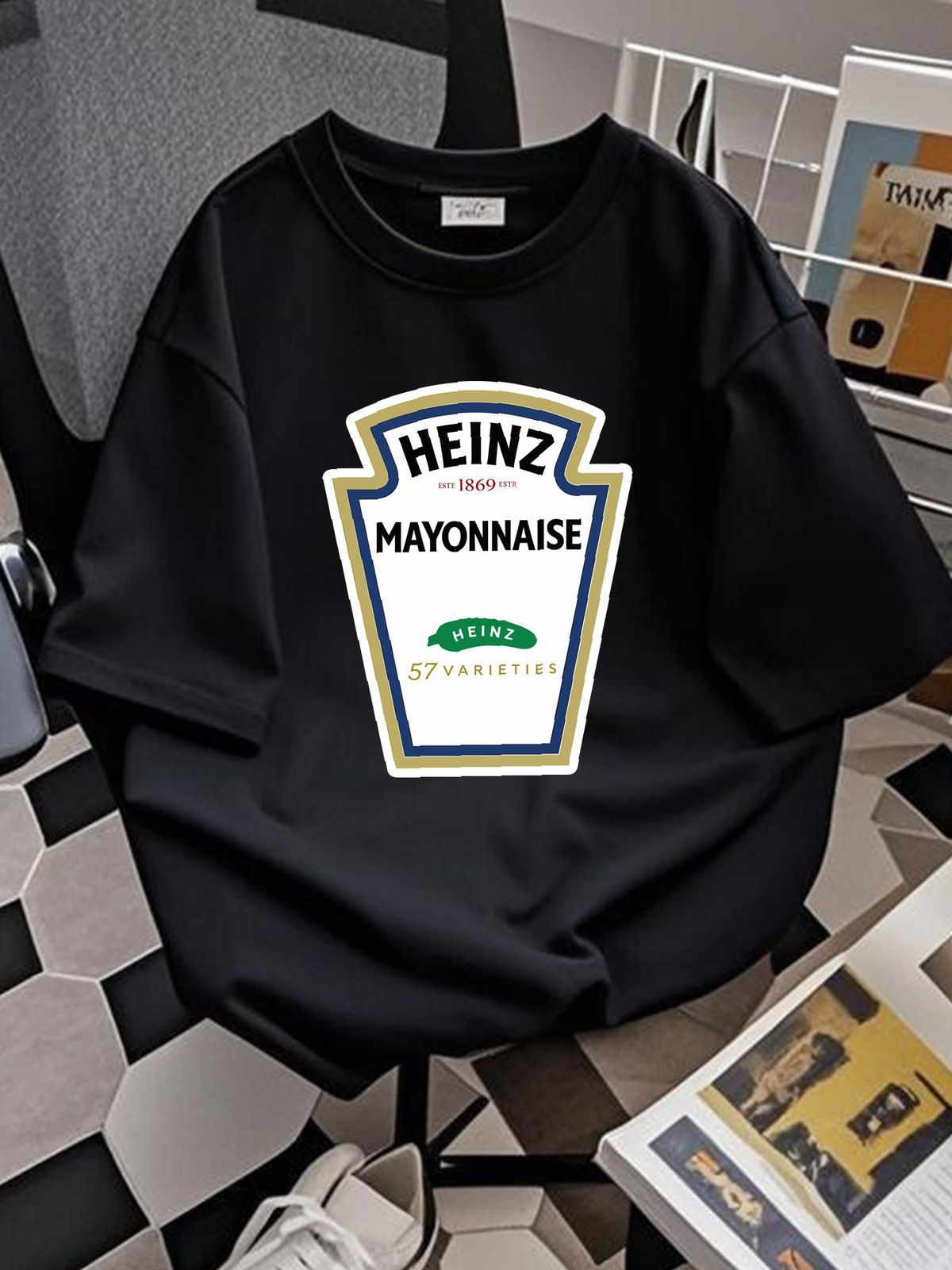 Heinz Mayonnaise Halloween Group Costume T Shirt Breathable Casual Soft Top For Everyday Wear Comfortable Stylish Homme Designer Clothes Versatile_viptrois.com
