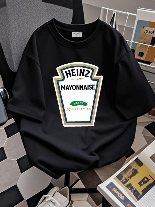 Heinz Mayonnaise Halloween Group Costume T Shirt Breathable Casual Soft Top For Everyday Wear Comfortable Stylish Homme Designer Clothes Versatile_viptrois.com