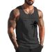2026 Cross-Border Summer Beach Vacation New Palm Pattern Muscle Gym Workout Casual Style Men's Vest_viptrois.com