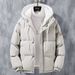 Men’s Winter Hooded Jacket – Windproof & Warm Polyester Puffer Coat (7 Sizes, 4 Colors) | Streetwear & Casual Style_viptrois.com