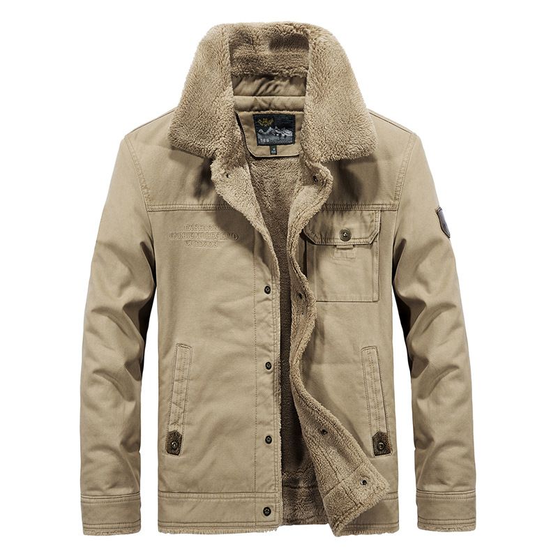 2025 Winter Plus Size Men's Cotton Jacket Outdoor Tooling Casual Men's Military Jacket_viptrois.com