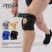 JINGBA Compression Knee Brace For Running, Basketball, Cycling & Sports – Breathable, Anti-Slip & Shock-Absorbing Support (Grey/Black/Skin/Blue)_viptrois.com