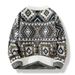 Pure Men's Crew Neck Sweater 2025 Winter New Fashion Casual Jacquard Versatile Warm Knitwear For Teenagers_viptrois.com