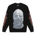 Trendy Brand Skull Print Heavy Cotton Unisex High Street Crew Neck Long Sleeve Sweatshirt_viptrois.com