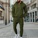 Men’s Fleece-Lined Hooded Sweatshirt & Jogger Pants Set – Lightweight & Comfortable (Sizes S-XXXL)_viptrois.com