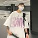 2025 New Style Men's Large Letter Printed Short-sleeved T-shirt, A Versatile Casual Top_viptrois.com
