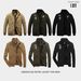 Men's Clothing Men's Vintage Work Jacket With Stand Collar & Embroidery - Lightweight & Heavyweight Options In Black, Khaki, Army Green_viptrois.com