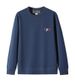 Fashionable Loose-fit Crewneck Sweatshirt, Street-style Autumn And Winter Top, Versatile Casual Outdoor Sweatshirt, FOX_viptrois.com