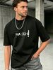 Streetwear Style T Shirt Watch Graphic Design Cotton Blend Oversized Fit Men Urban Fashion Casual Wear_viptrois.com