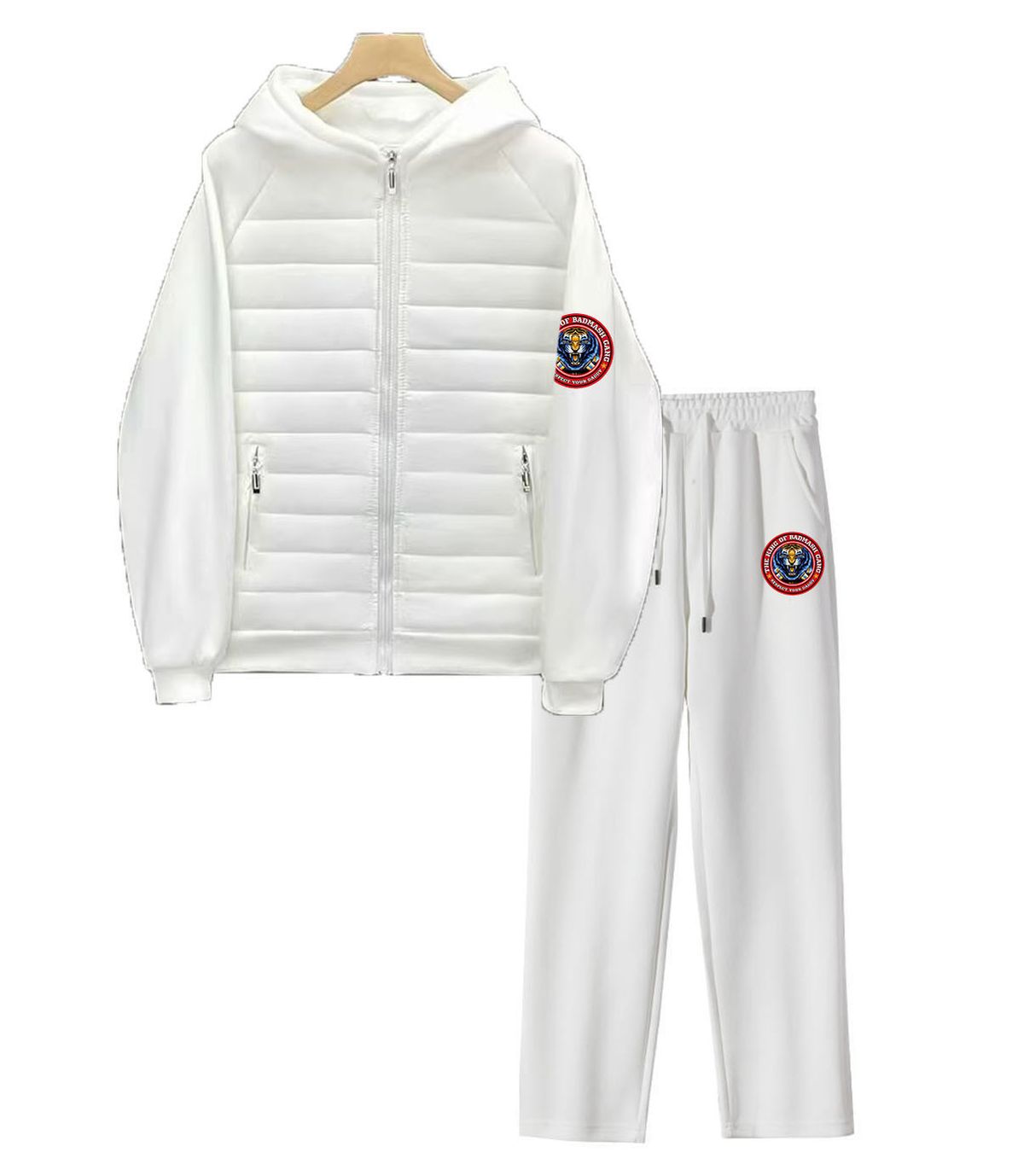 Men's Clothing Winter New Men's Tiger Head 001 Ribs Cotton Coat Casual Stitching Knitted Coat_viptrois.com