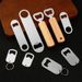 Thickened Beer Cap With Wooden Handle Stainless Steel Various Shapes Wine Beverage Bottle Opener_viptrois.com