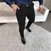 Cross-border European And American Casual Tro, Trendy Solid Color Slim-fit Men's Pants, Loose Straight-leg Suit_viptrois.com