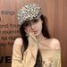 Ins Niche Leopard Print Forward Hat For Women, Subculture Hot Girl Y2K Style, Face-Slimming Versatile Beret_viptrois.com