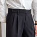 Men's Clothing New Spring And Autumn British Men's Casual Commuting Anti Wrinkle Nine Point Pants All Match Retro Designer Niche Trendy Trousers_viptrois.com