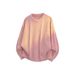 Men's Chunky Cable Knit Sweater - Relaxed Crew Neck Pullover In Grey/Violet//Pink (Sizes M-3XL)_viptrois.com
