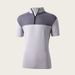 Men's Performance Half-Zip Polo Shirt Breathable Polyester Blend Short Sleeve T-Shirt With Stand Collar (Black, Light Grey, Sage Green, More)_viptrois.com