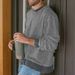 Men's Heavyweight Crewneck Sweatshirt – Vintage American Style (420g, S-XXXL, 2 Colors)_viptrois.com