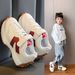 Mother & Kids Children's Slim Waist Sports Shoes Spring New Boys' Non Slip Sports Shoes Girls' Students' Fashionable White Shoes_viptrois.com