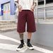 Men's Clothing New Fashion American Ripped Jacquard Denim Shorts Men Summer Loose Straight Washed Five Point Jeans Men_viptrois.com