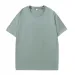 Men's Unisex Solid Color Round Neck Short Sleeve T-Shirt 190g Combed Compact Spun_viptrois.com