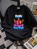 Burn Deep Purple Album T Shirt Size S To 5XL Black Casual Stretched Summer Comfortable Breathable Slightly Top For Everyday Wear Versatile Stylish_viptrois.com