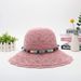 Korean Style Straw Hat Summer New Sunscreen Sun Hat Bow Wave Outdoor Sun Hat Beach Cool Hat Women's Hat_viptrois.com