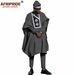 Men's clothing African Men's dress four-piece set coat + top + pants + hat_viptrois.com