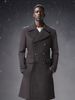Men's Clothing Autumn And Winter New Men's Woolen Coat Double Breasted Mid Length Fashion Coat_viptrois.com