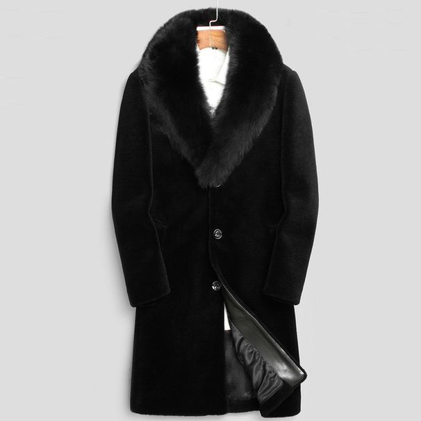 Men's Clothing Autumn And Winter New Mink Coat For Men Full Mink Long Mink Fur Coat Casual Large Size Warm_viptrois.com