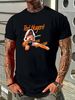 Ted Nugent T-shirt Black Short Sleeve Men Unisex Top For Everyday Wear Designer Clothes Fashion Comfortable Breathable Soft Versatile Homme_viptrois.com