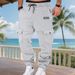 Heavyweight Workwear Pants - Winter-Ready Relaxed Fit Men's Cargo Trousers With Reinforced Stitching For Casual & Outdoor Activities_viptrois.com