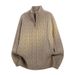 Turtleneck Men Autumn Winter Solid Color Pullover Men's Casual Knitted Sweater Youth Long Sleeve Warm Hoodie_viptrois.com