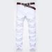Jeans Men Summer New Slim Jeans Men's Designer White Jeans_viptrois.com
