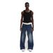 Streetwear Washed Denim Jeans For Men – Oversized Relaxed Fit With Patchwork & Color-Blocking | Vintage-Inspired Baggy Pants (S-XXXL)_viptrois.com