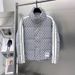 Men's Clothing Men's winter new down letter jacquard stand collar down jacket bread down jacket men_viptrois.com