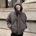 Short Down Padded Jacket Men's Winter Detachable Hooded Jacket Deconstructed Design Padded Jacket_viptrois.com