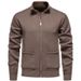 Men’s Vintage Knit Sweater Jacket – Retro Stand Collar Pullover With Fleece Lining (Sizes M-3XL)_viptrois.com