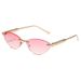 Borderless Metal Kajia Cat Eye Sunglasses – Metal Rivet Detail For Men & Women Fashion Trends Hot-selling_viptrois.com