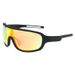 Fashion Large Frame One Piece Sports Sunglasses Anti Ultraviolet Men And Women Windproof Bicycle Riding Real Color Film Ink_viptrois.com