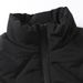 Men's Fashion Vest – Thick Cotton Padded Winter Waistcoat, Embossed Design, Lightweight & Warm (Black, Light Gray, Pea Green, Sizes M-5XL)_viptrois.com