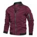Coat Men's Jacket Stand-Up Collar Blue Men's Jacket_viptrois.com