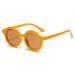 Kids'sunglasses Jelly colored round frame sunglasses for kids Cute trend sunglasses for kids sunglasses_viptrois.com