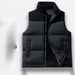 Autumn And Winter Splicing Cotton Vest Men's 2025 New Vest Thickened_viptrois.com