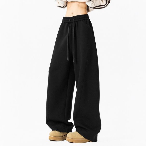 Men's Clothing Old Money Style Machete Sweatpants Men Spring American High Street Loose Sports Trousers Trendy Brand Loose Dark Gray Pants_viptrois.com