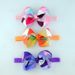 European And American Children's Hair Accessories Gradient Color Bow Headband Ribbed Ribbon Button Knot Baby Headband Headdress_viptrois.com