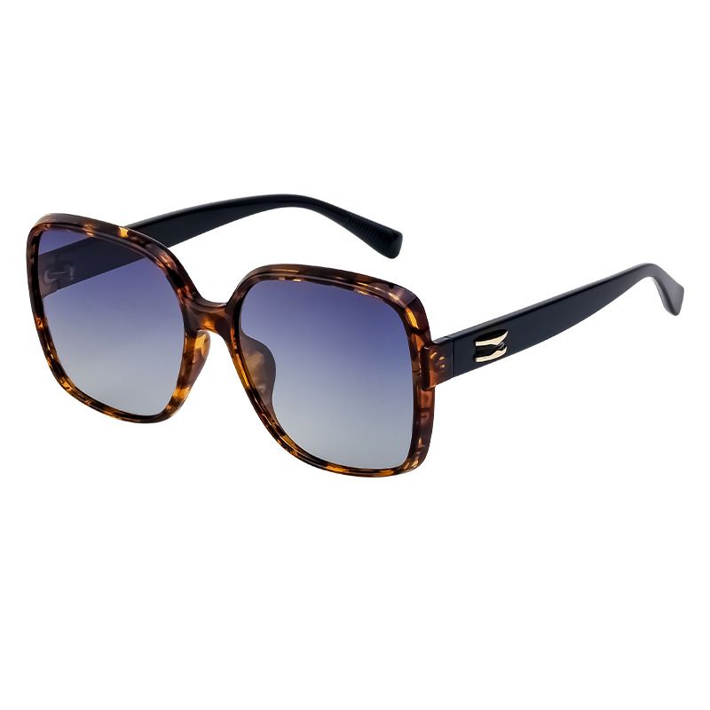 New Fashion Square Frame Polarized Sunglasses Women's High End Sunglasses Women's Trendy Outdoor Driving Glasses_viptrois.com