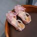 Children's Pearl Princess Shoes 2023 Summer New Children's Baby Toe Sandals Girls Butterfly Dance Shoes Wholesale_viptrois.com