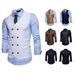 Men's Clothing Fashion Double Breasted Gentleman Formal Vest Men's Casual Vest Vest Jacket_viptrois.com