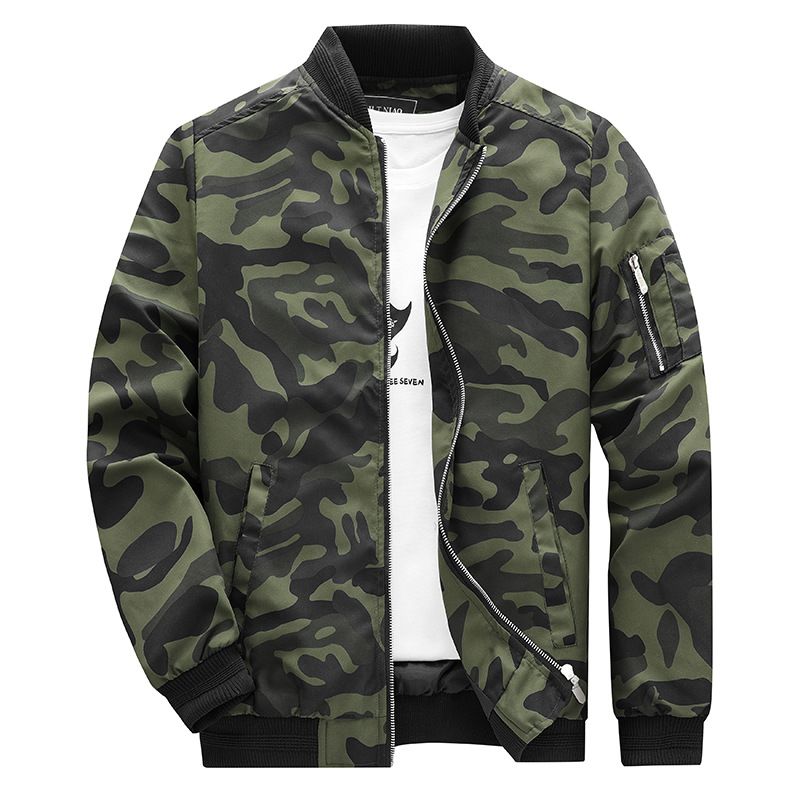 Men's Clothing Foreign Trade Camouflage Jacket Men's Jacket Fashion Casual Men's Autumn Jacket Men's Jacket Manufacturers Wholesale_viptrois.com