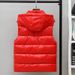 Men's Clothing Lightweight Quilted Vest, Winter Warm Sleeveless Jacket, Hoodless Zip-Up Puffer Gilet For Casual Outfit (Red, Black, Silver White)_viptrois.com